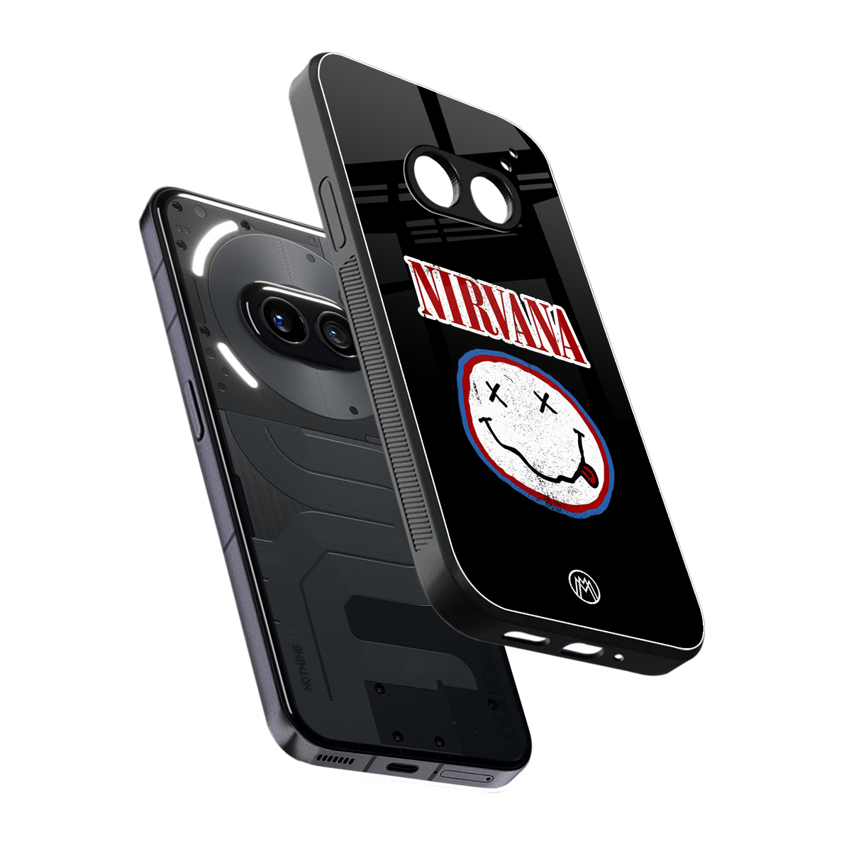 nirvana back phone cover | glass case for nothing phone 2a