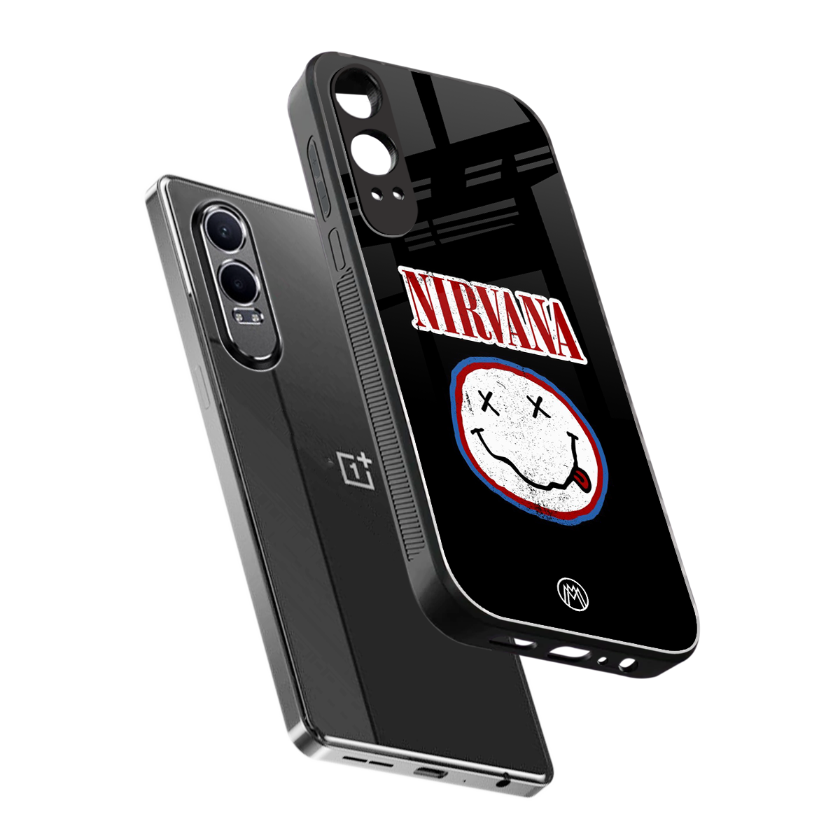 nirvana back phone cover | glass case for oneplus nord ce 4 lite