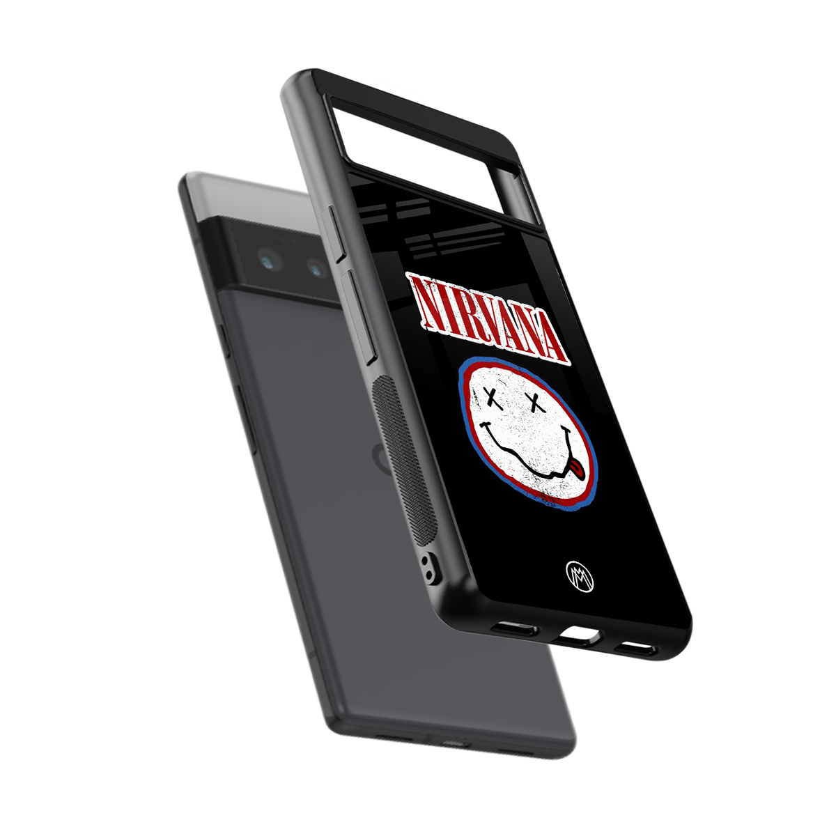 nirvana back phone cover | glass case for google pixel 6 pro