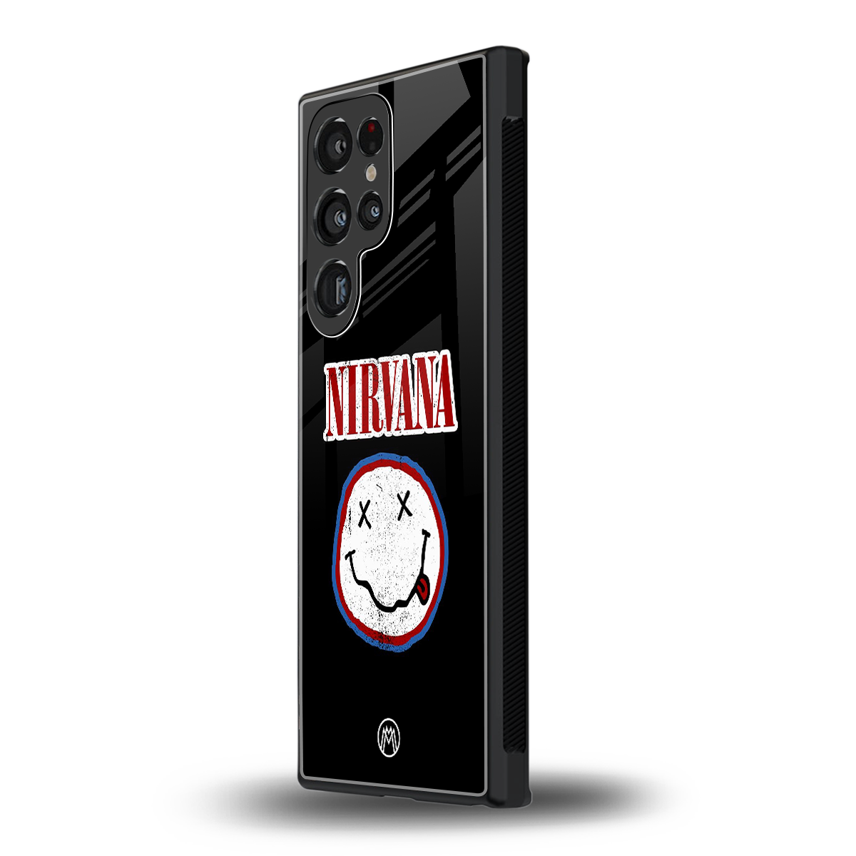 nirvana back phone cover | glass case for samsung galaxy s24 ultra