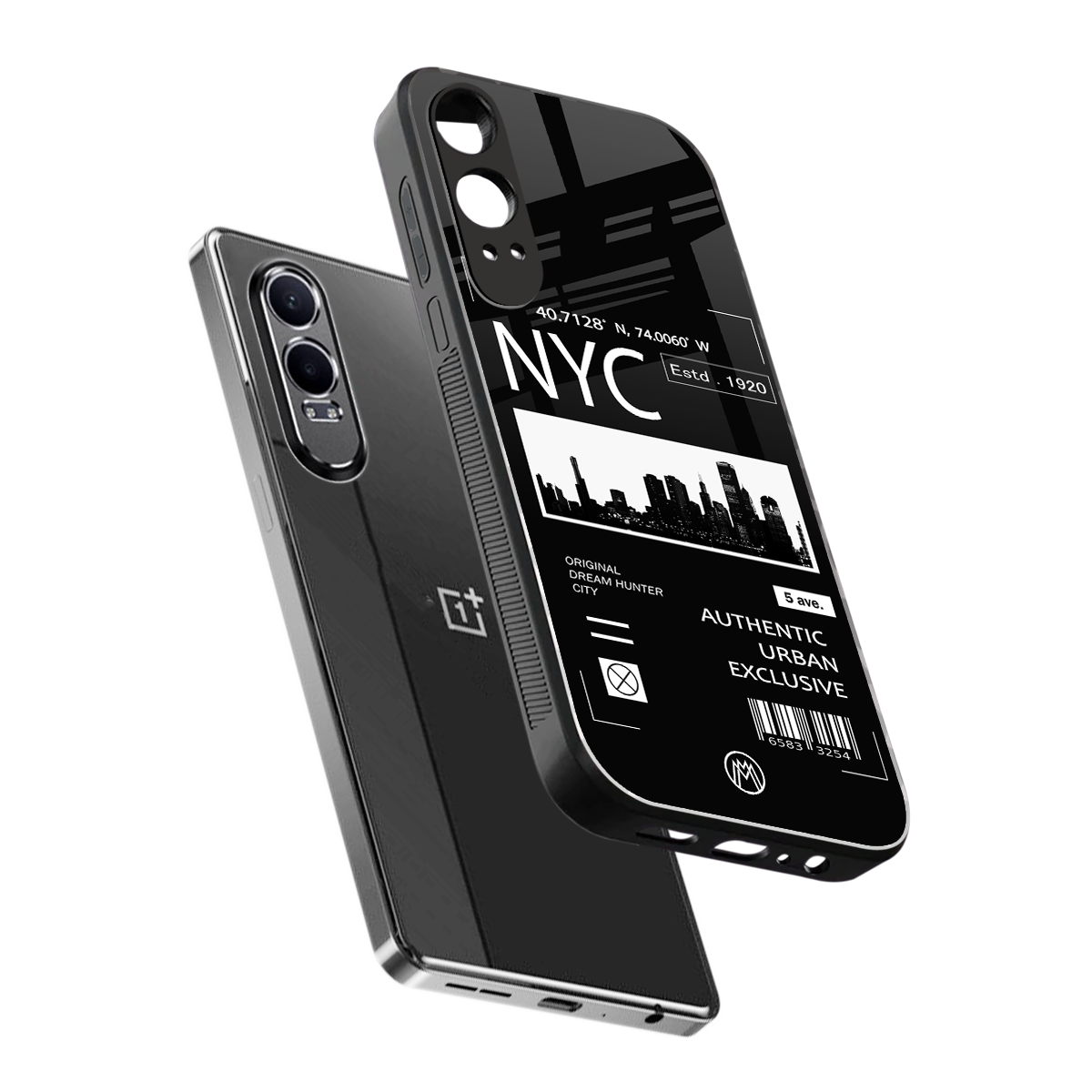 nyc back phone cover | glass case for oneplus nord ce 4 lite