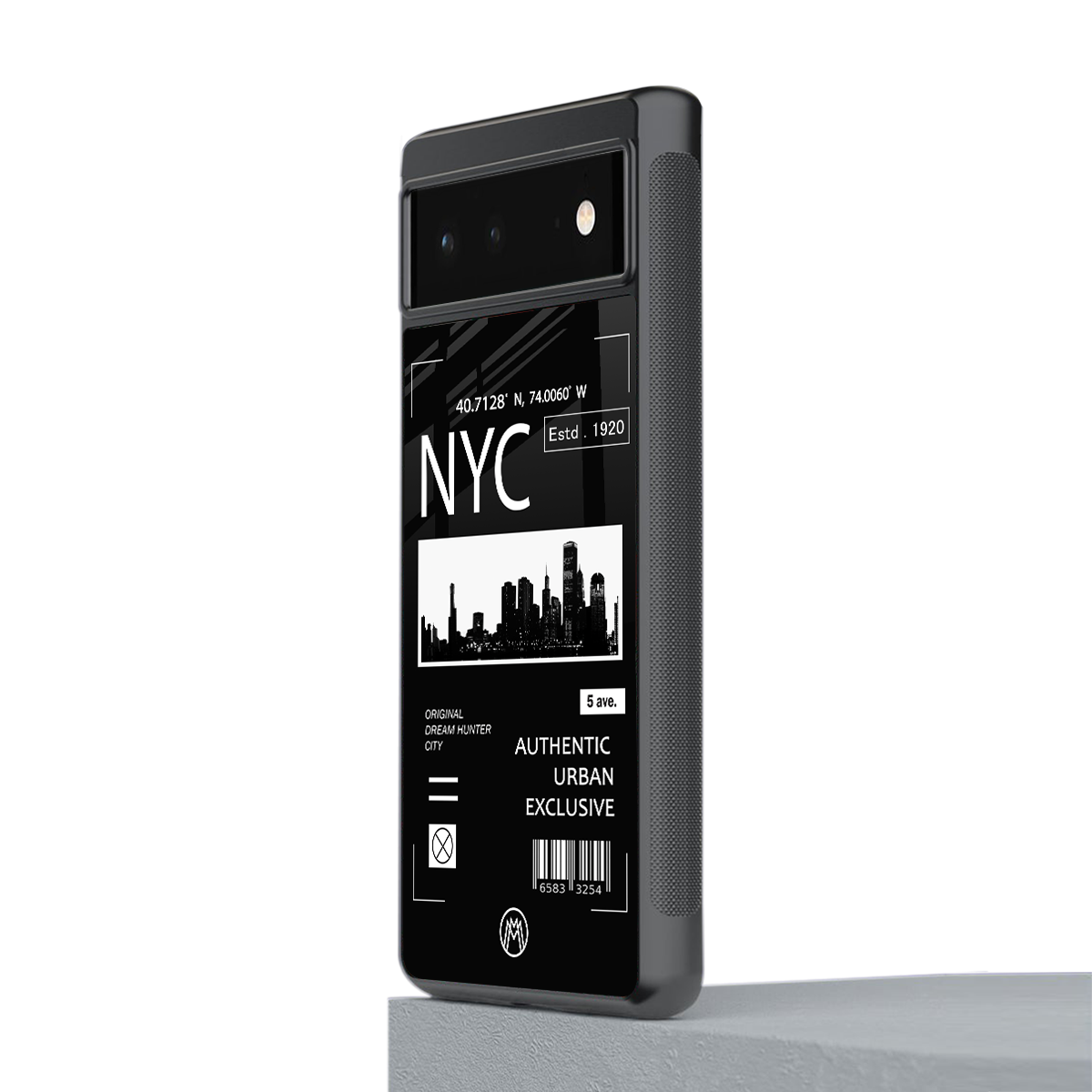 nyc back phone cover | glass case for Google Pixel 6A