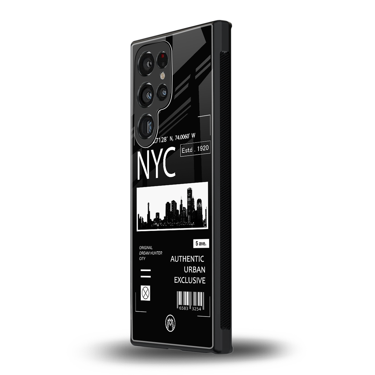 nyc back phone cover | glass case for samsung galaxy s24 ultra