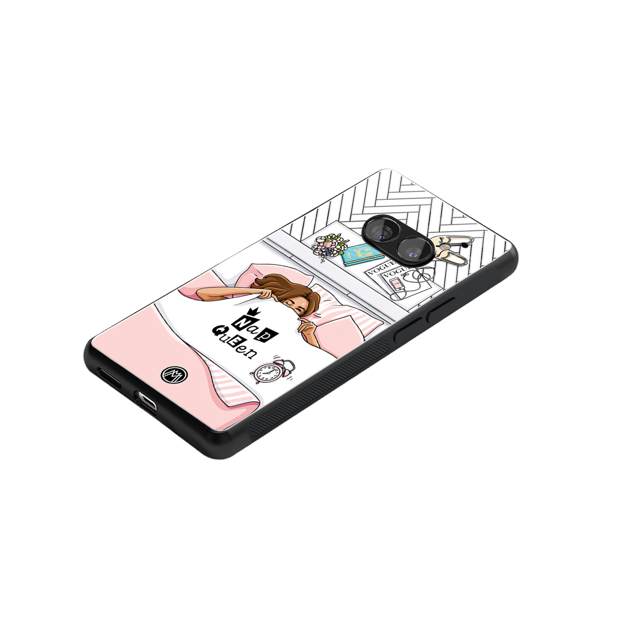 nap queen girl back phone cover | glass case for nothing phone 2a