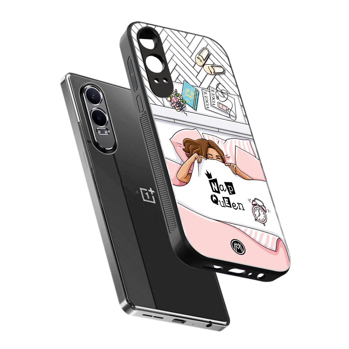 nap queen girl back phone cover | glass case for oneplus nord ce 4 lite