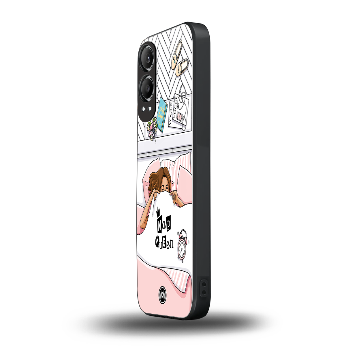 nap queen girl back phone cover | glass case for oneplus nord ce 4 lite