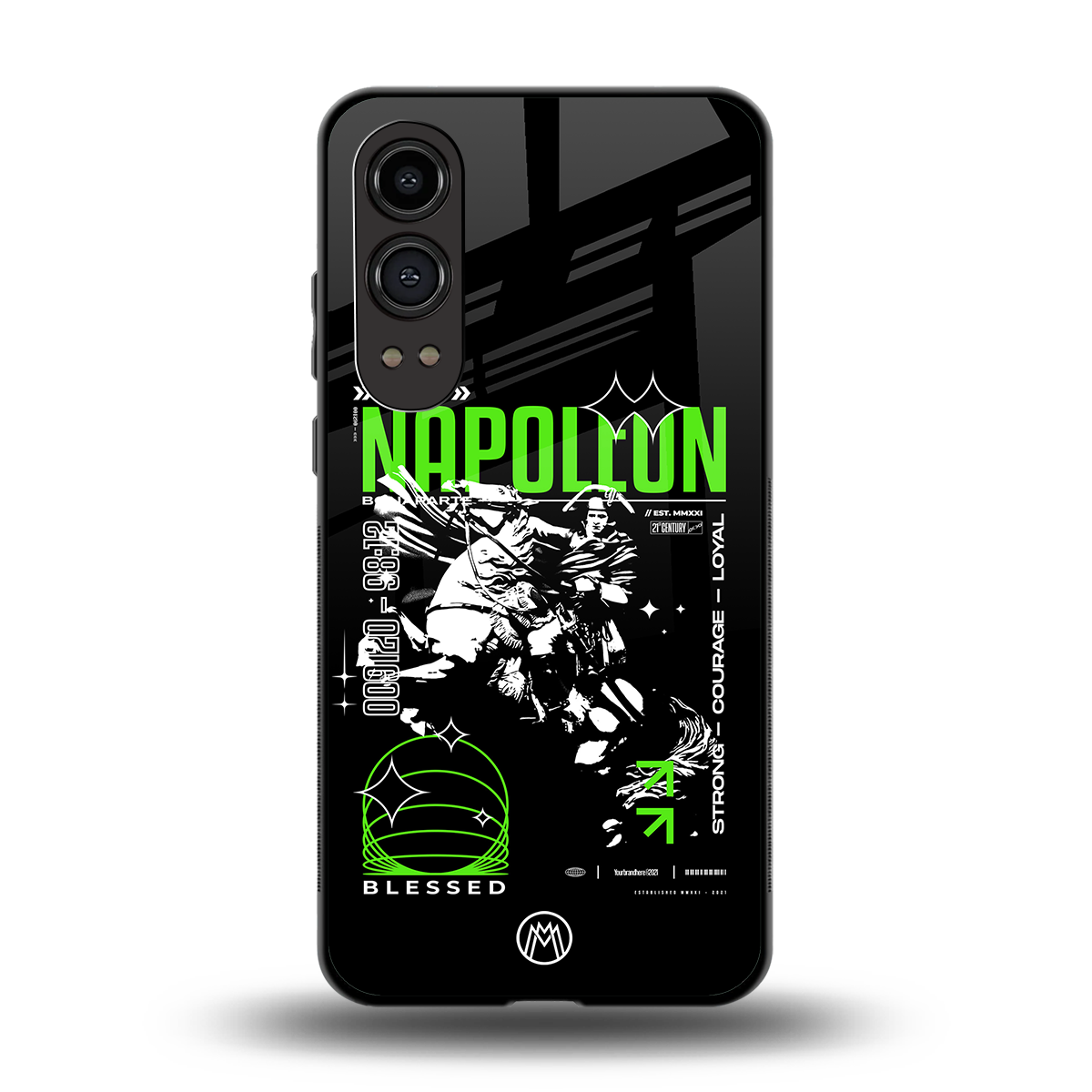 napoleon back phone cover | glass case for oneplus nord ce 4 lite