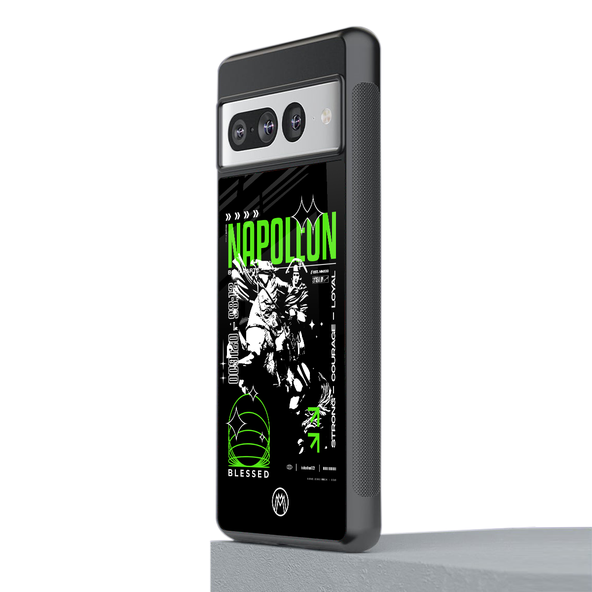 napoleon back phone cover | glass case for google pixel 7 pro