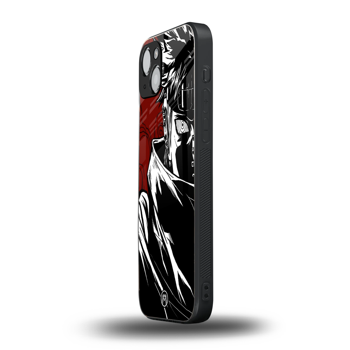 naruto anime back phone cover | glass case for iphone 15 plus