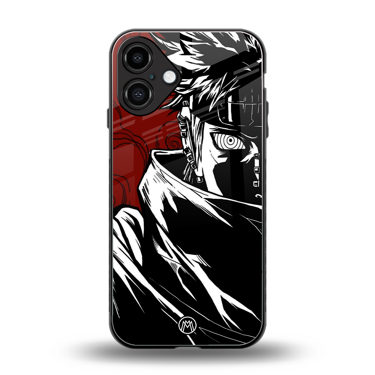 naruto anime back phone cover | glass case for iphone 16 plus