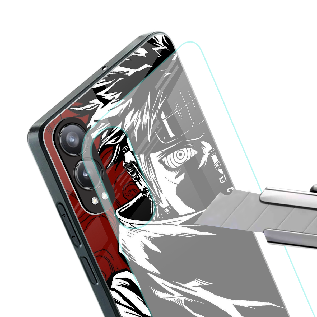 naruto anime back phone cover | glass case for oneplus nord ce 4 lite
