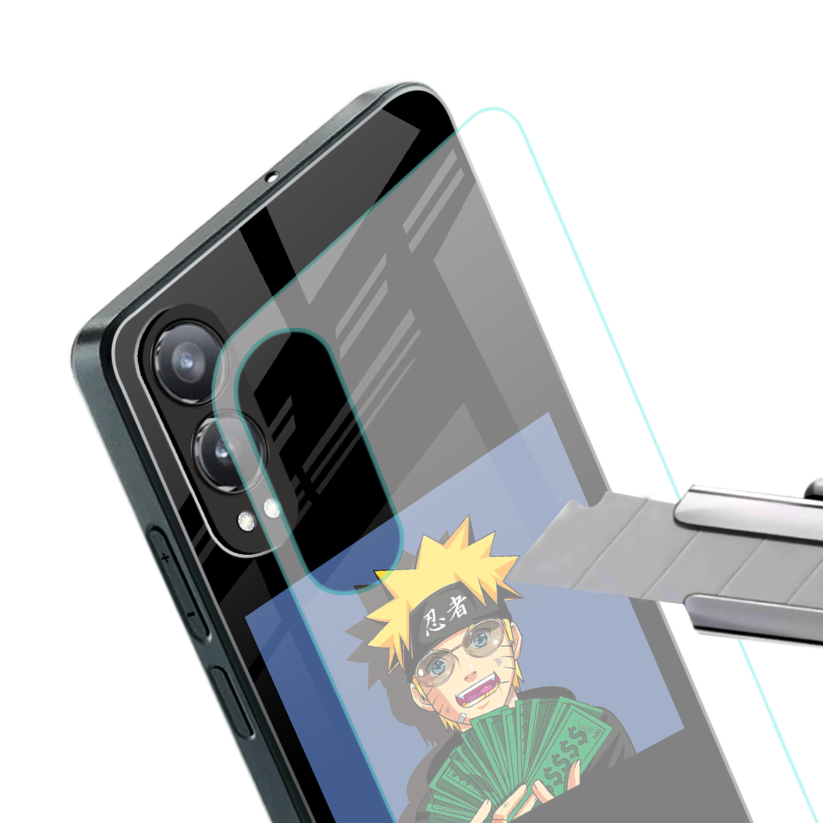 naruto hypebeast back phone cover | glass case for oneplus nord ce 4 lite