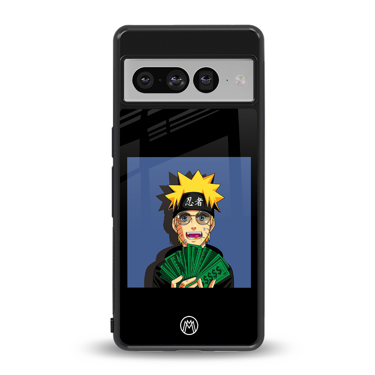 naruto hypebeast back phone cover | glass case for google pixel 7 pro