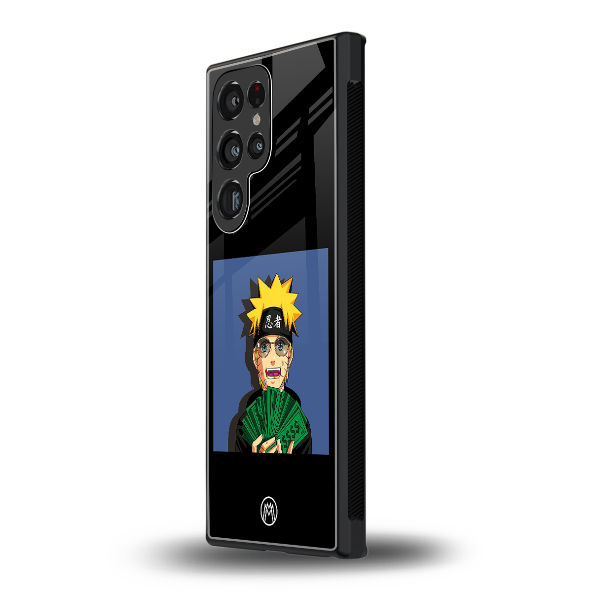 naruto hypebeast back phone cover | glass case for samsung galaxy s24 ultra