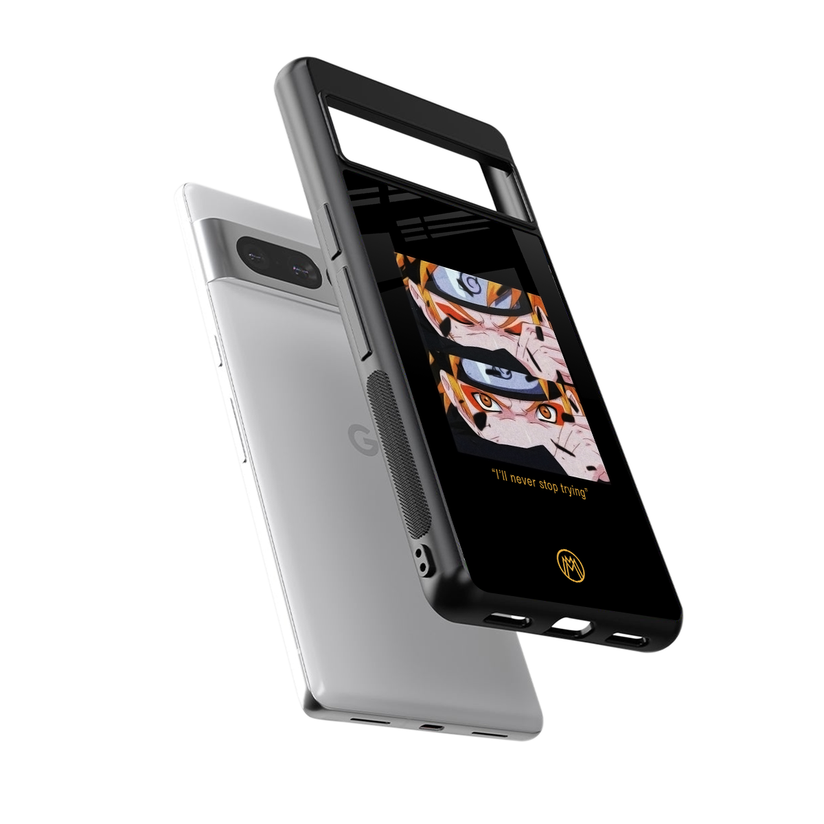 naruto motivation anime back phone cover | glass case for google pixel 7 pro