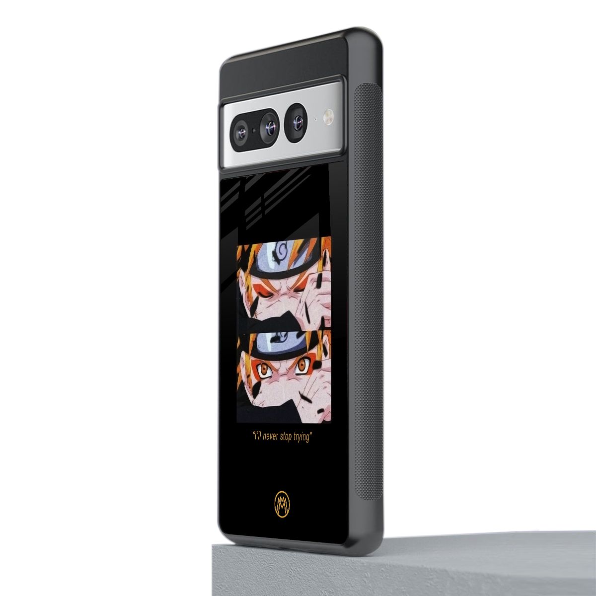 naruto motivation anime back phone cover | glass case for google pixel 7 pro