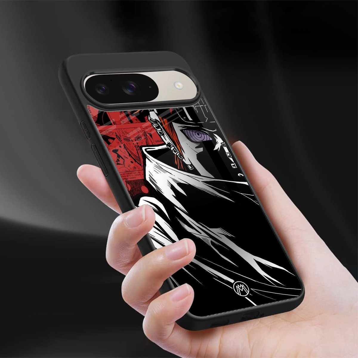 naruto vermilion back phone cover | glass case for google pixel 9
