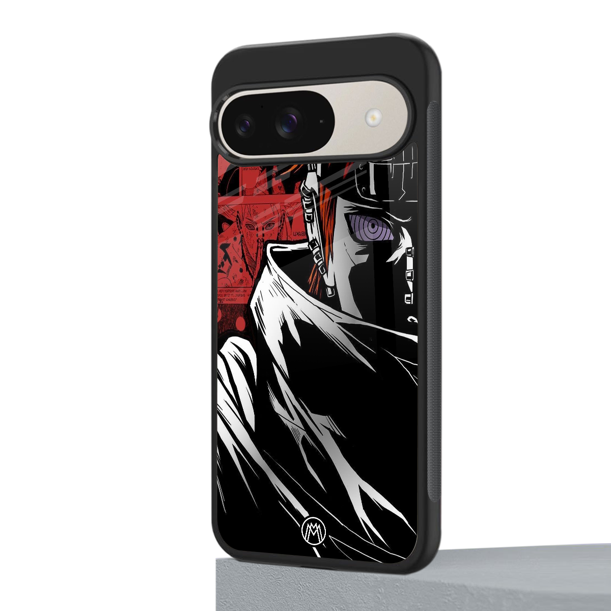 naruto vermilion back phone cover | glass case for google pixel 9