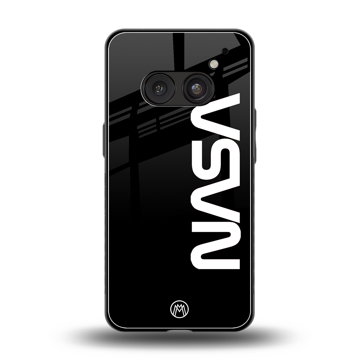nasa black back phone cover | glass case for nothing phone 2a