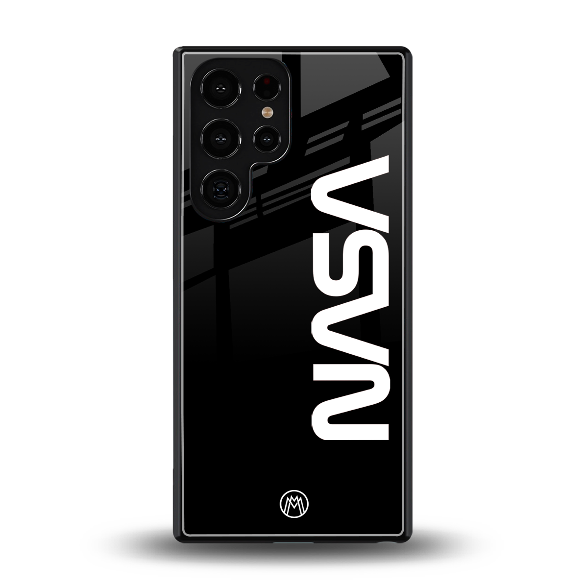 nasa black back phone cover | glass case for samsung galaxy s25 ultra