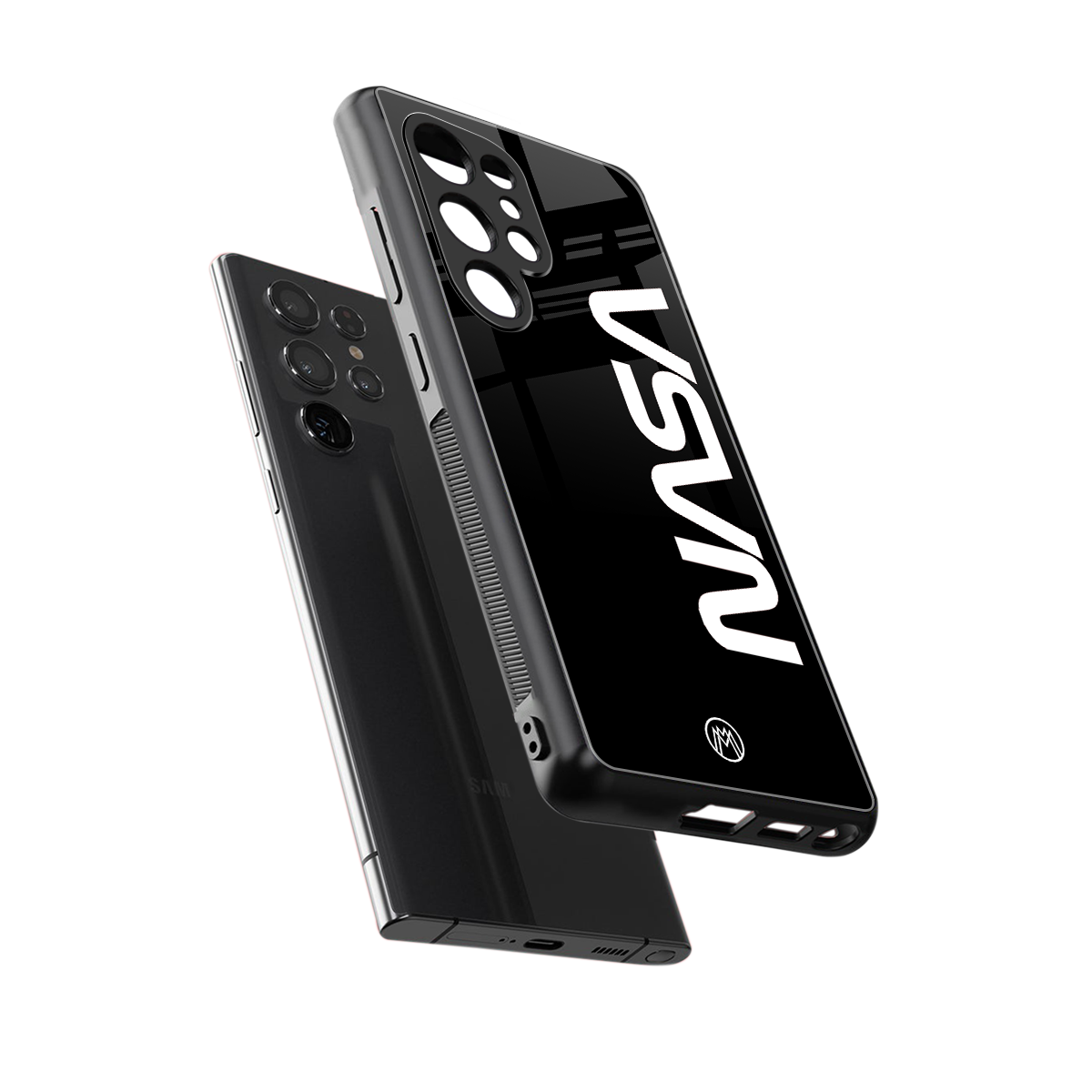 nasa black back phone cover | glass case for samsung galaxy s25 ultra
