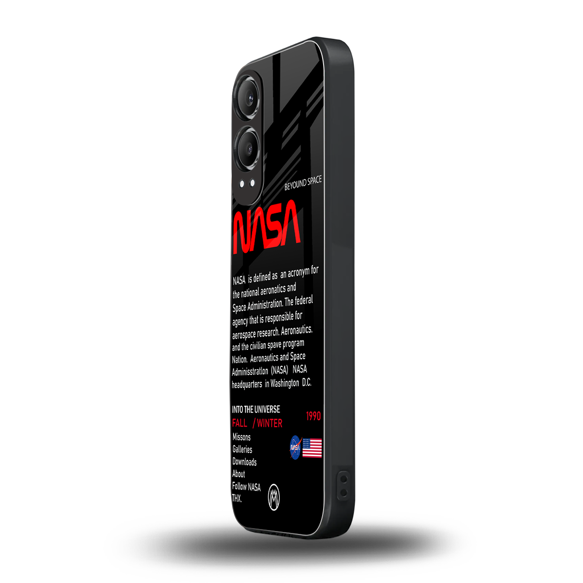 nasa project back phone cover | glass case for oneplus nord ce 4 lite