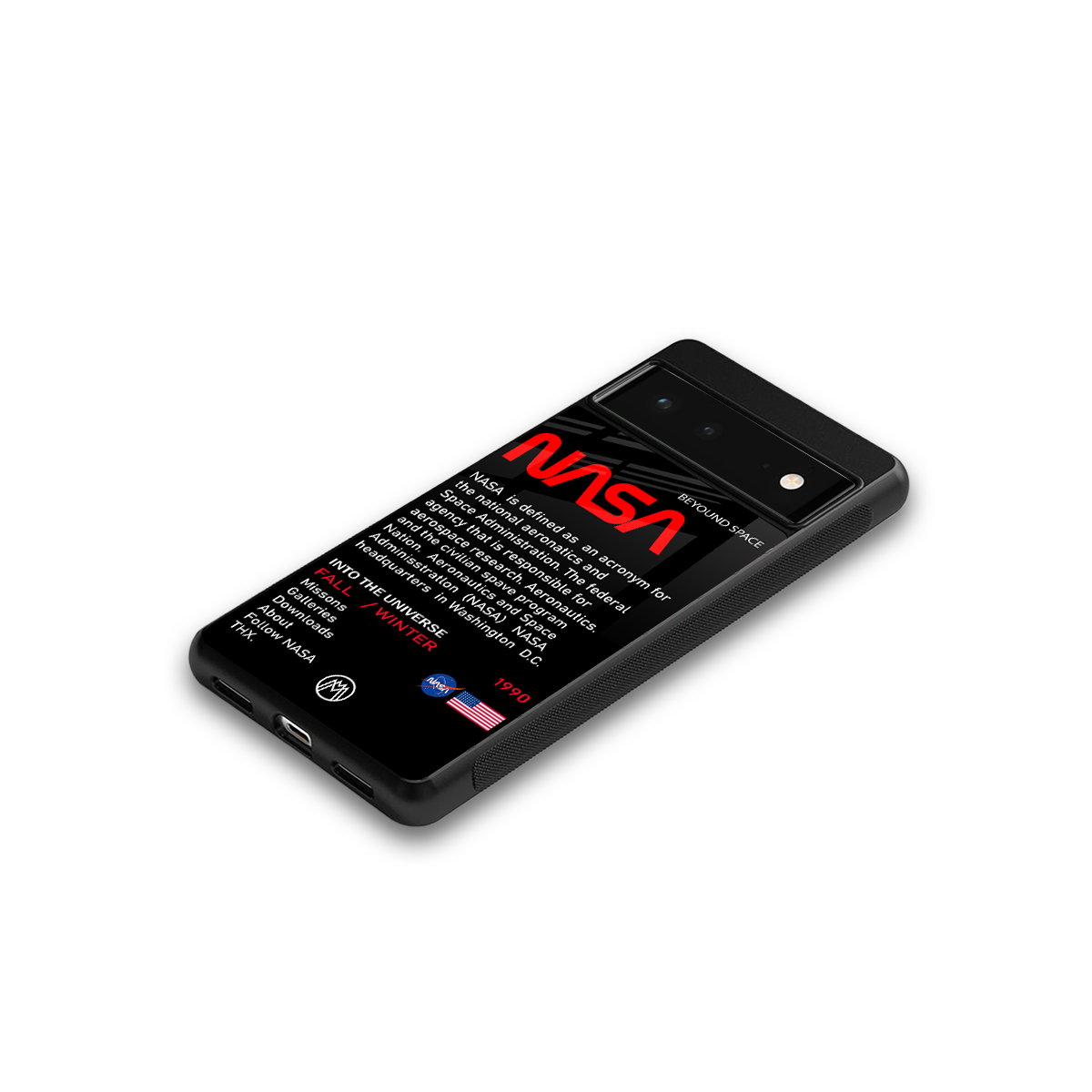 nasa project back phone cover | glass case for Google Pixel 6A