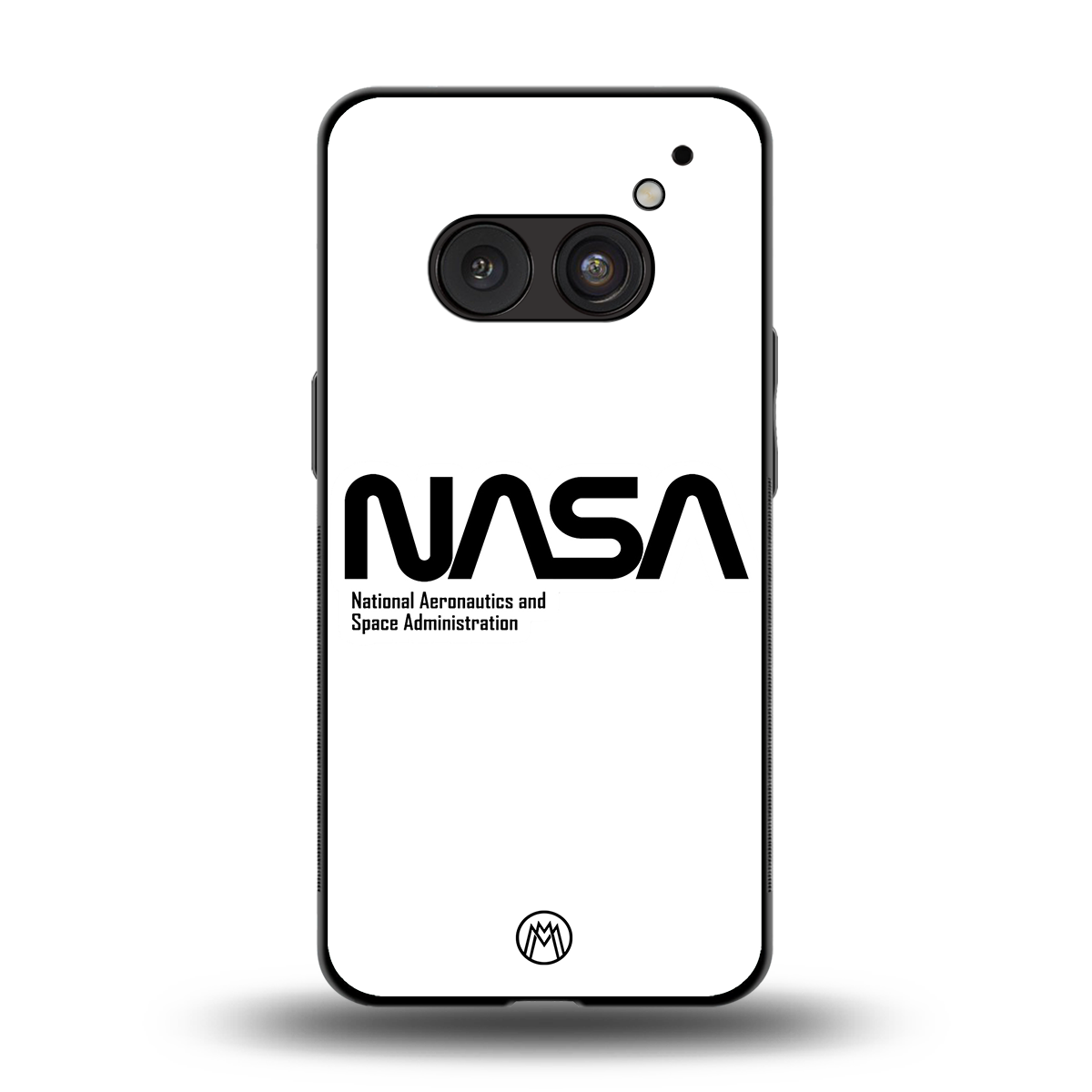 nasa white back phone cover | glass case for nothing phone 2a