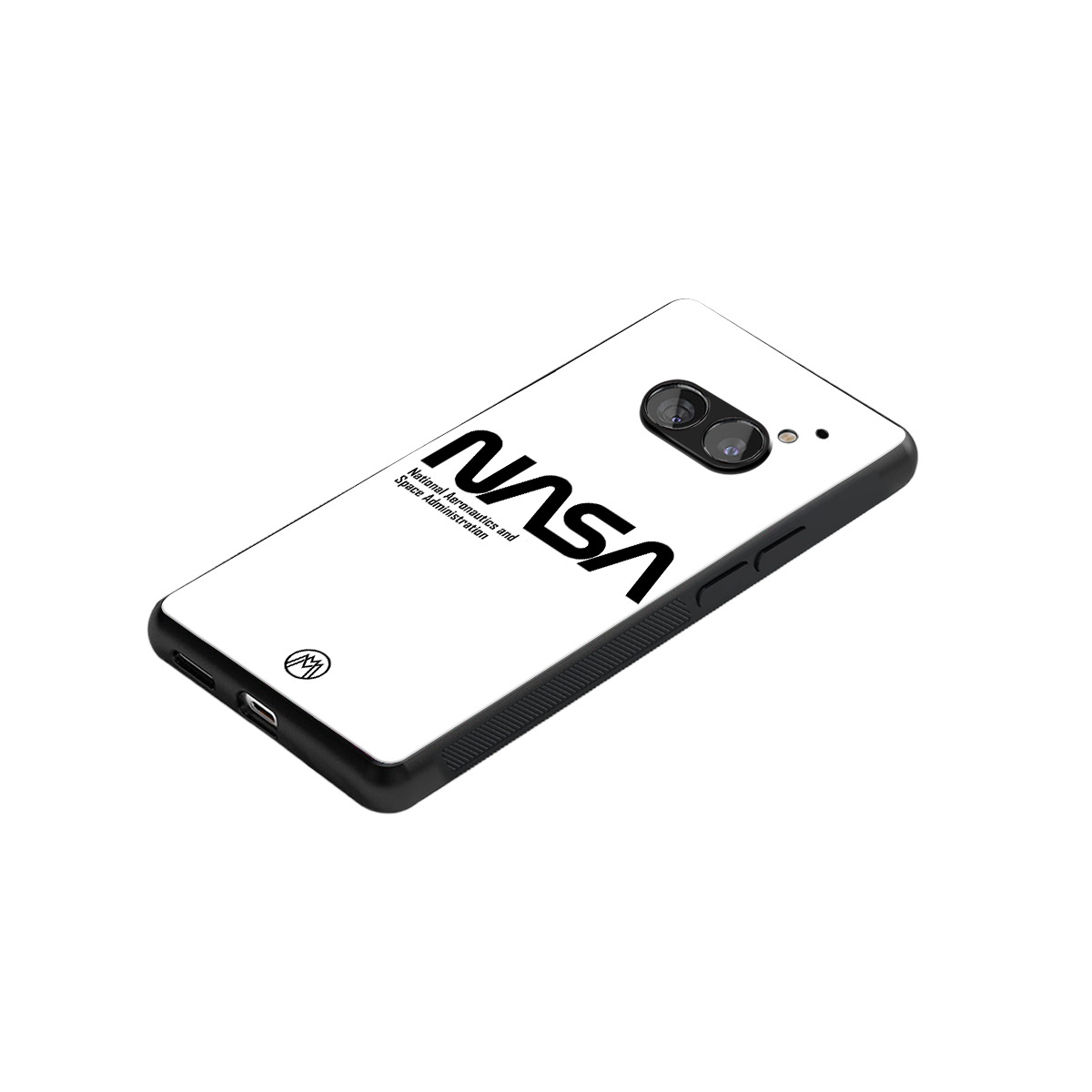 nasa white back phone cover | glass case for nothing phone 2a