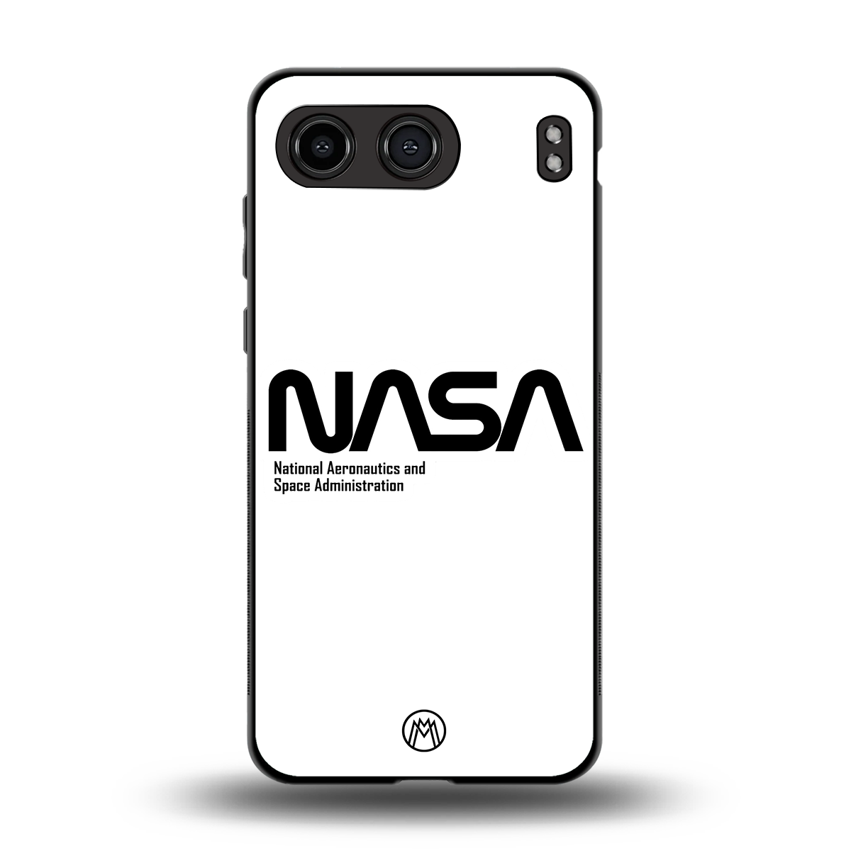 nasa white back phone cover | glass case for oneplus nord 4
