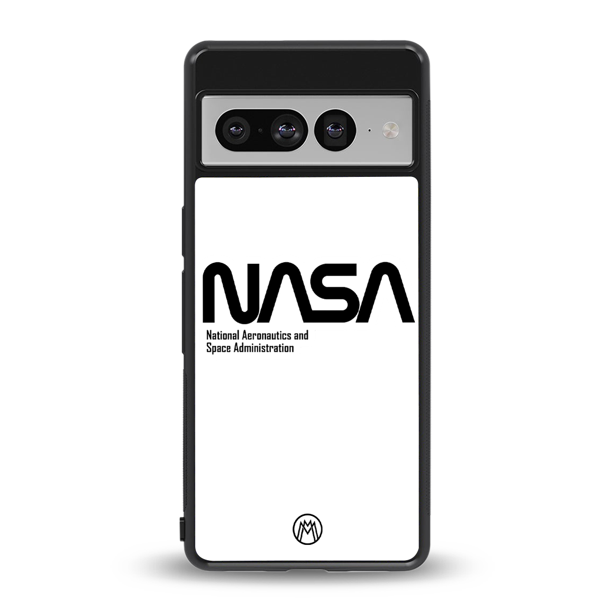 nasa white back phone cover | glass case for google pixel 7 pro