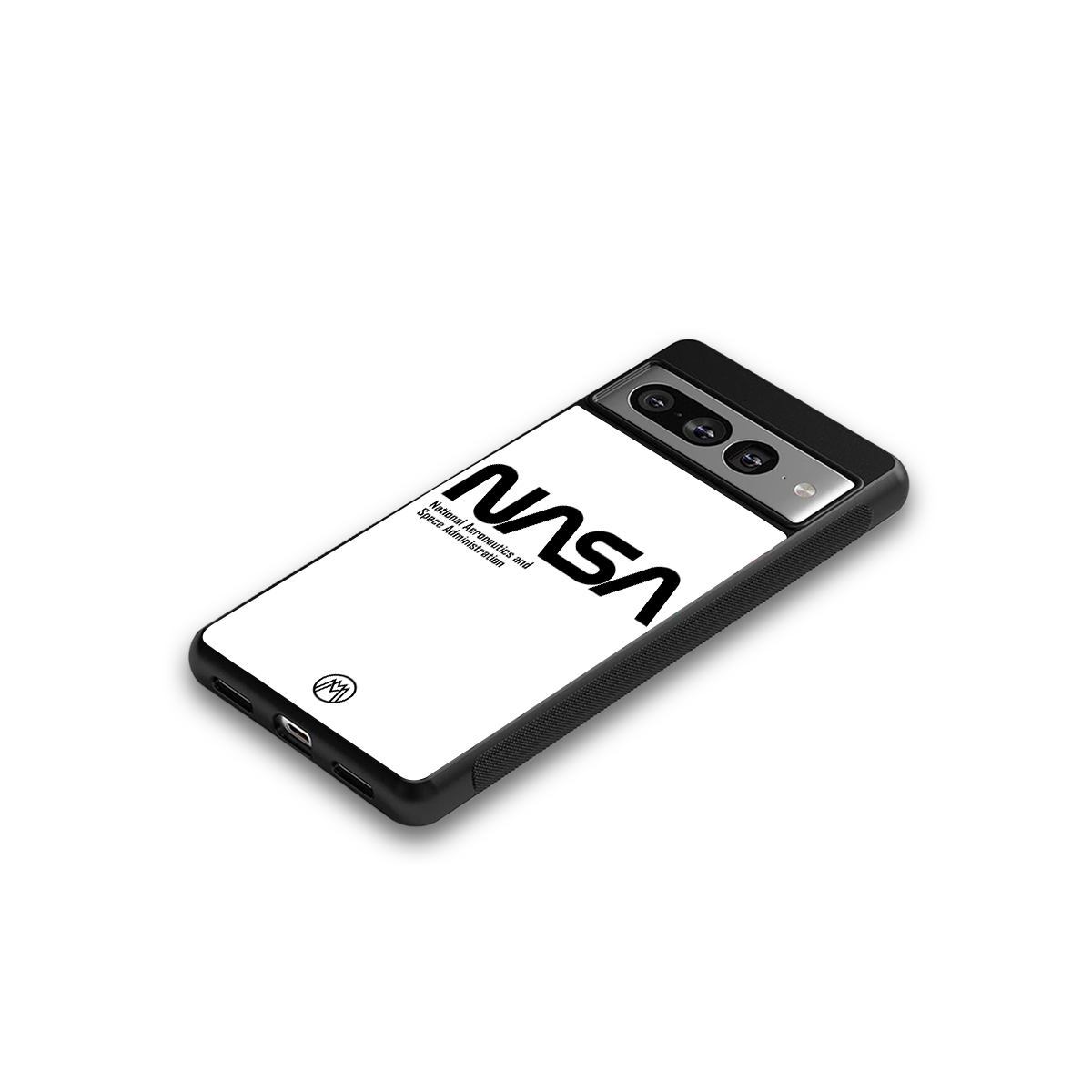 nasa white back phone cover | glass case for google pixel 7 pro
