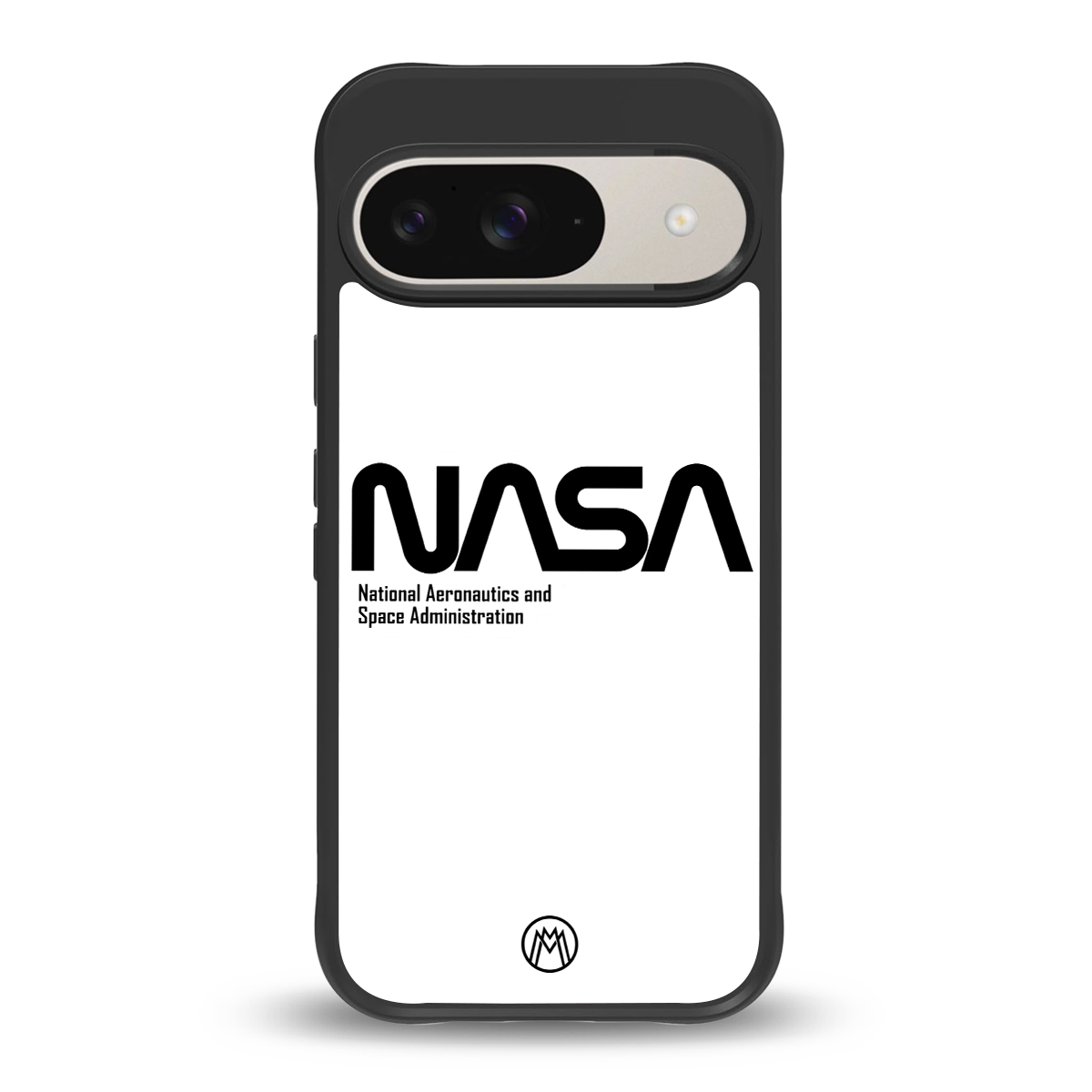 nasa white back phone cover | glass case for google pixel 9