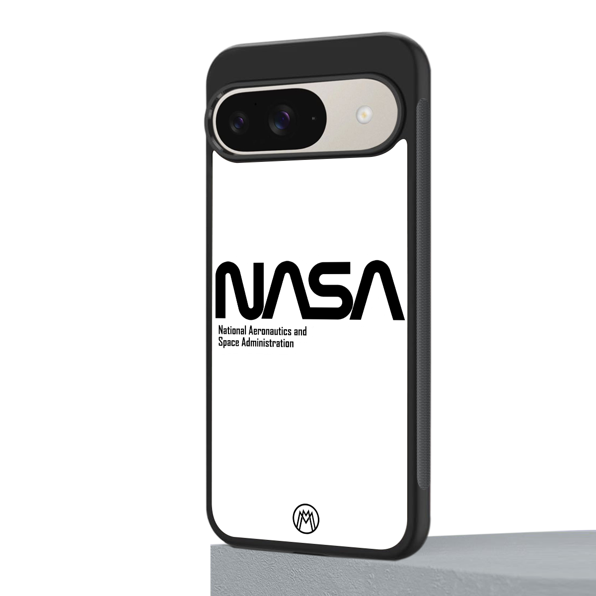 nasa white back phone cover | glass case for google pixel 9