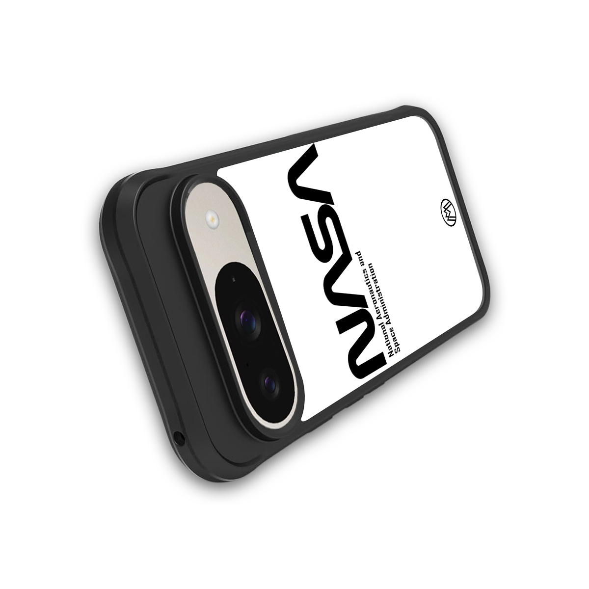 nasa white back phone cover | glass case for google pixel 9