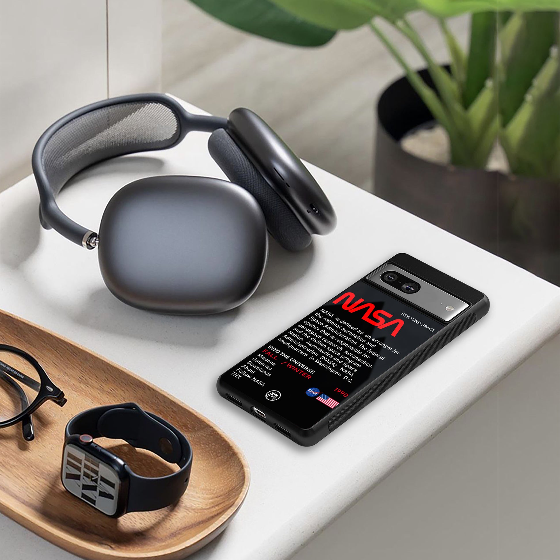 nasa project back phone cover | glass case for google pixel 9 pro