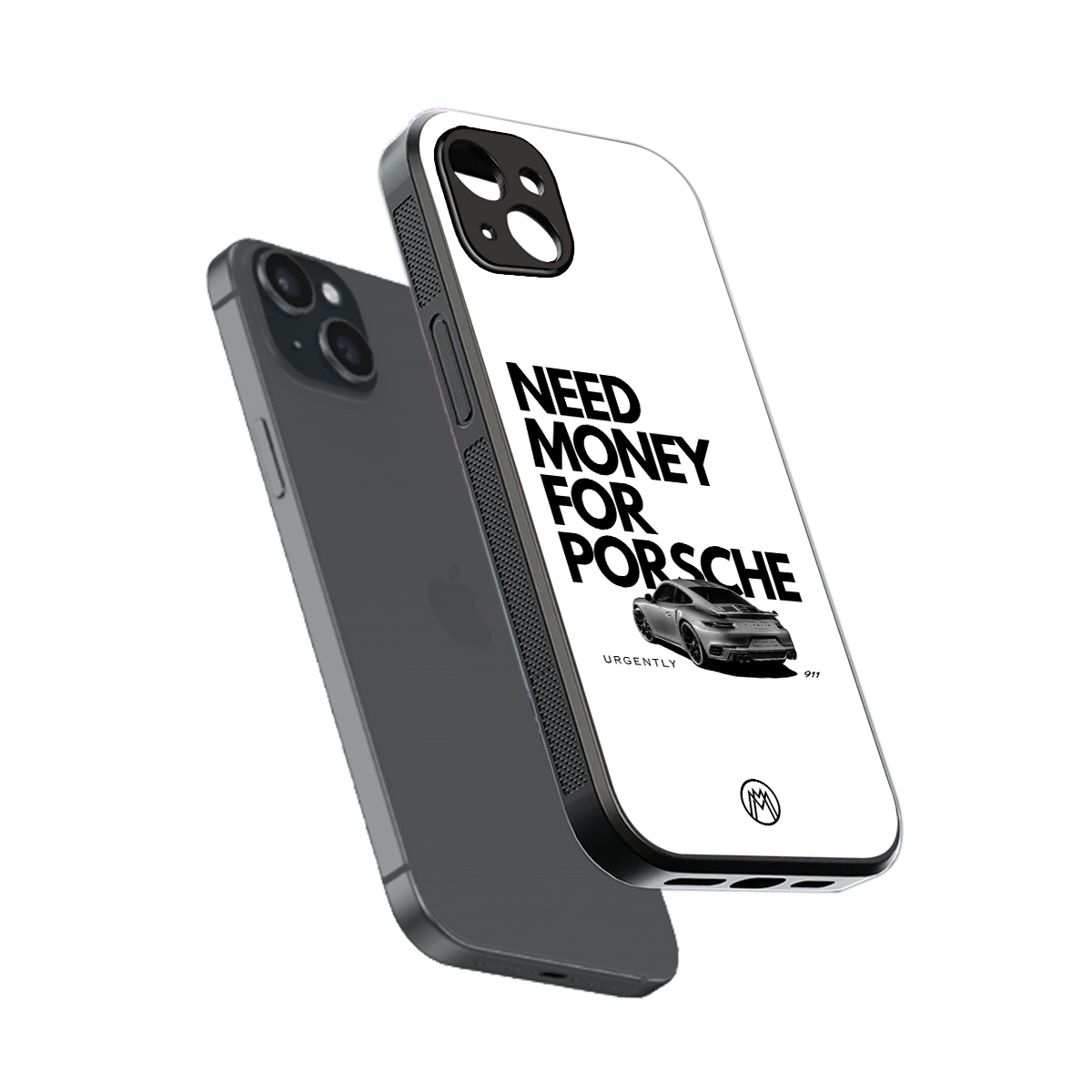 need money for porsche back phone cover | glass case for iphone 15 plus