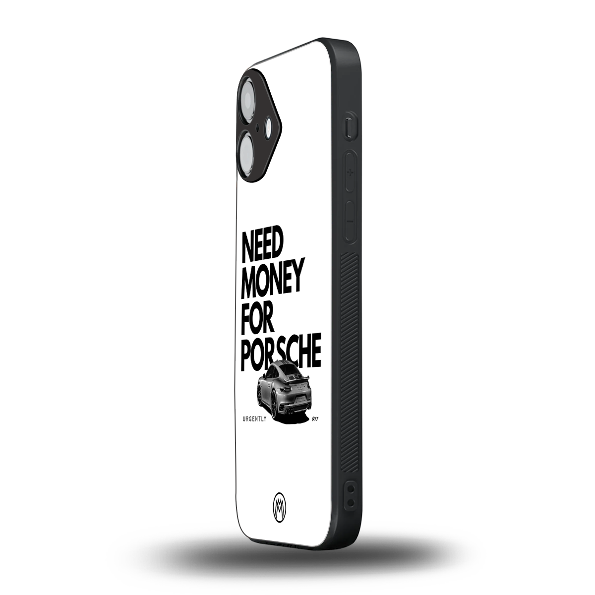 need money for porsche back phone cover | glass case for iphone 16 plus