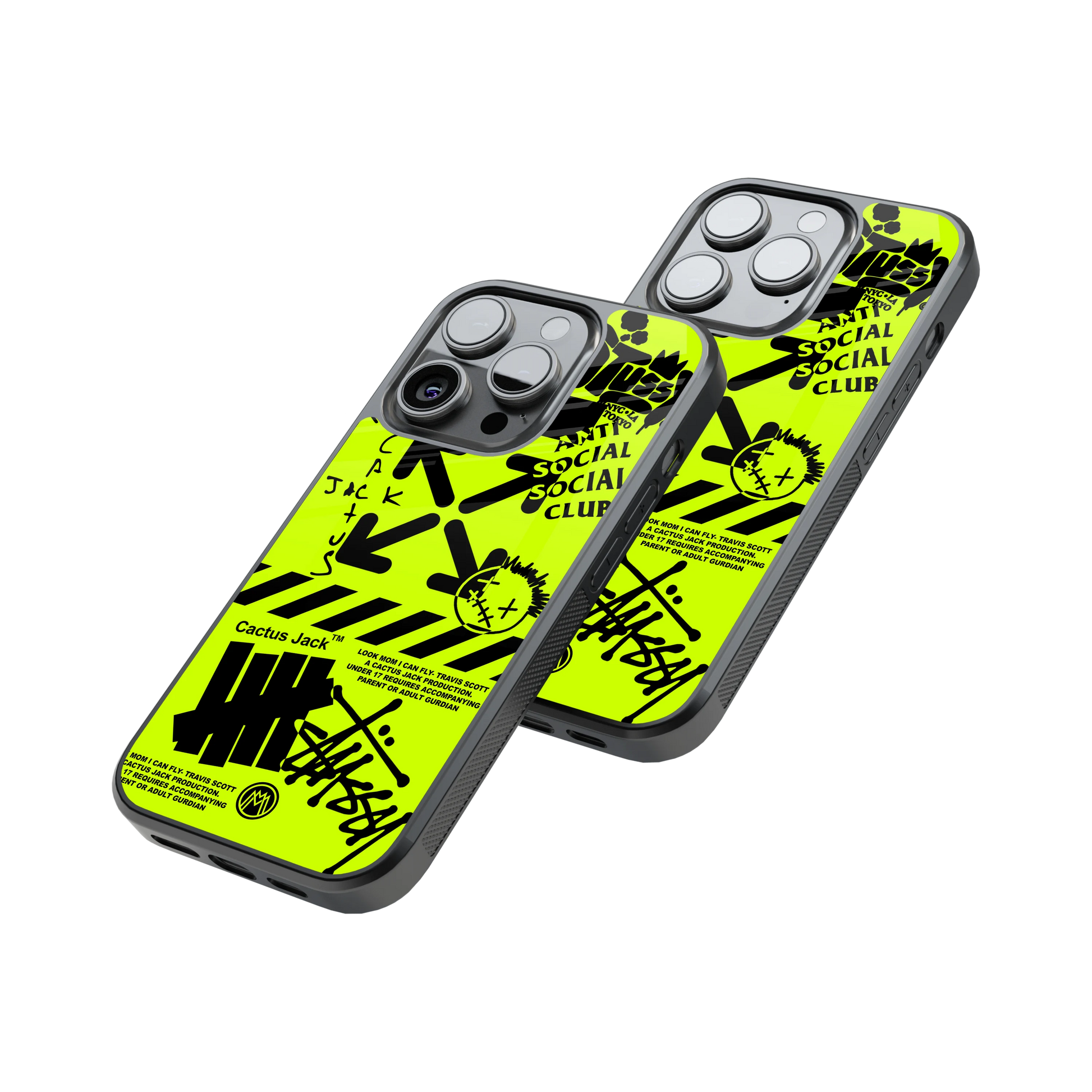 Protective Glass Back Phone Case Compatible with iPhone, Samsung, OnePlus, Pixel & More