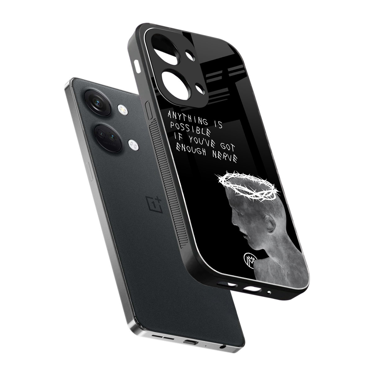 nerve back phone cover | glass case for oneplus nord 3