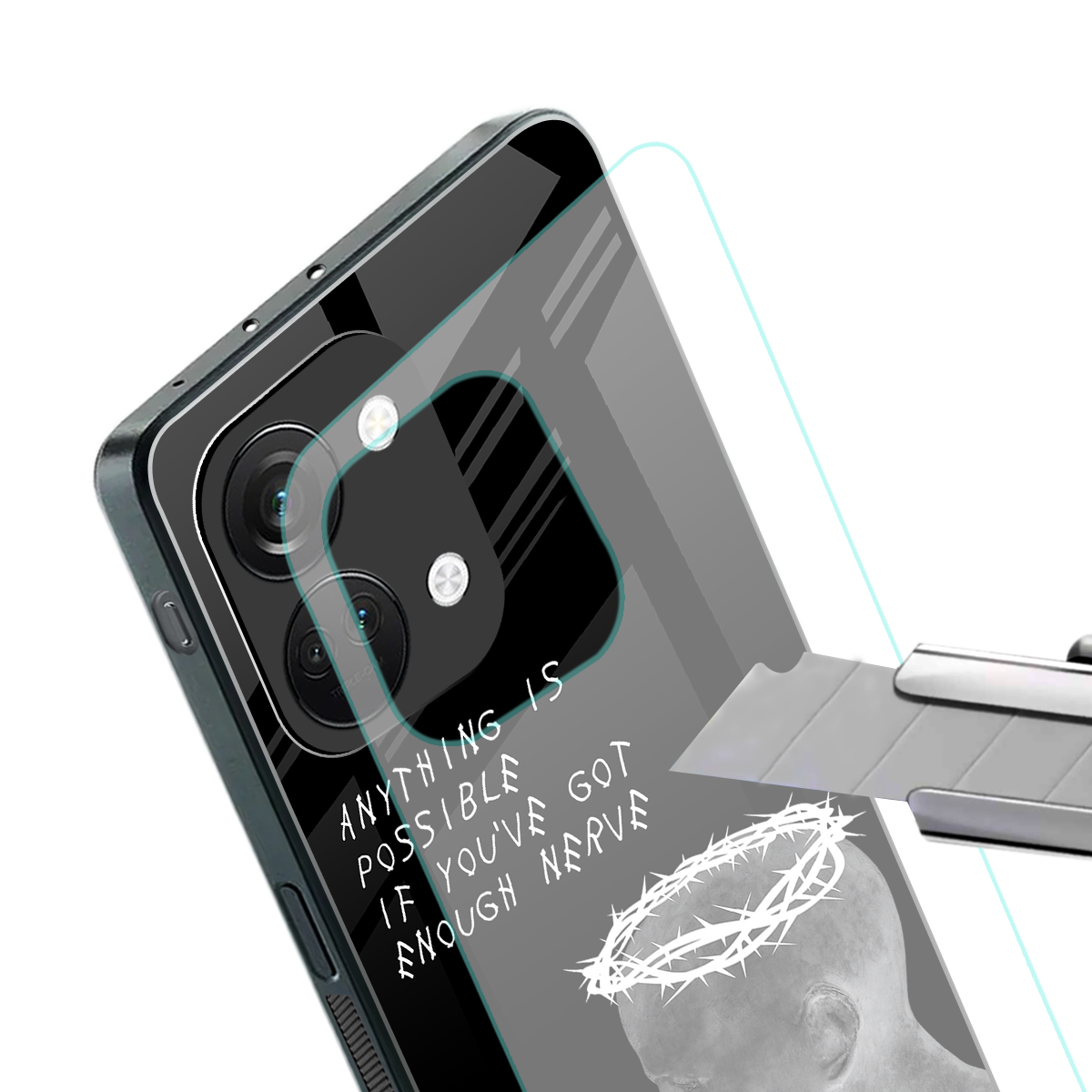 nerve back phone cover | glass case for oneplus nord 3