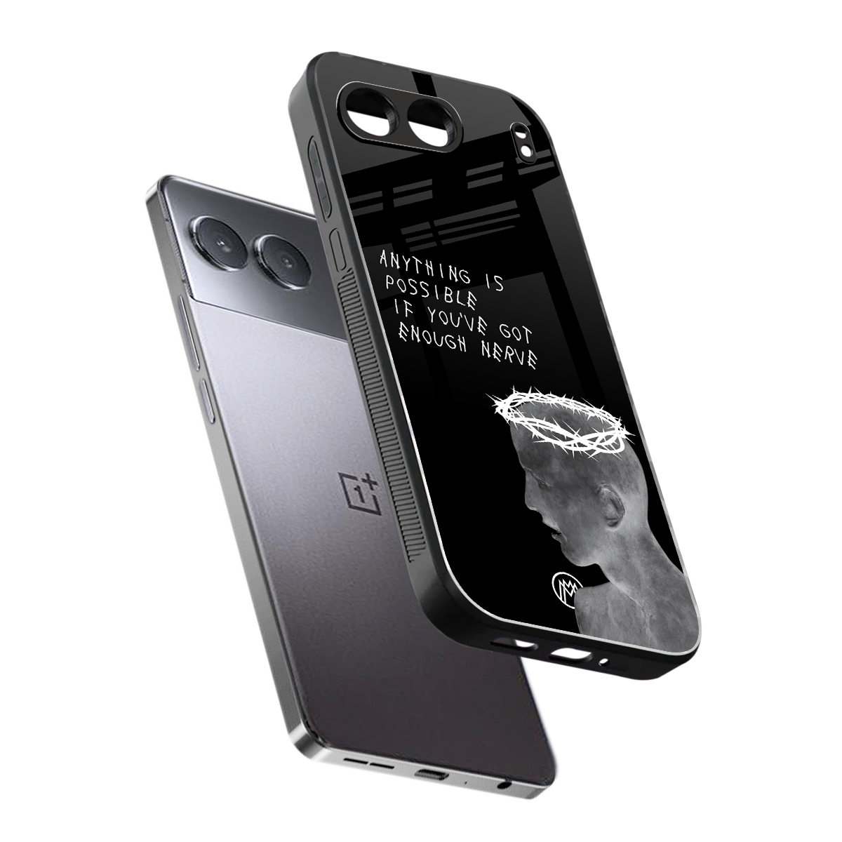 nerve back phone cover | glass case for oneplus nord 4
