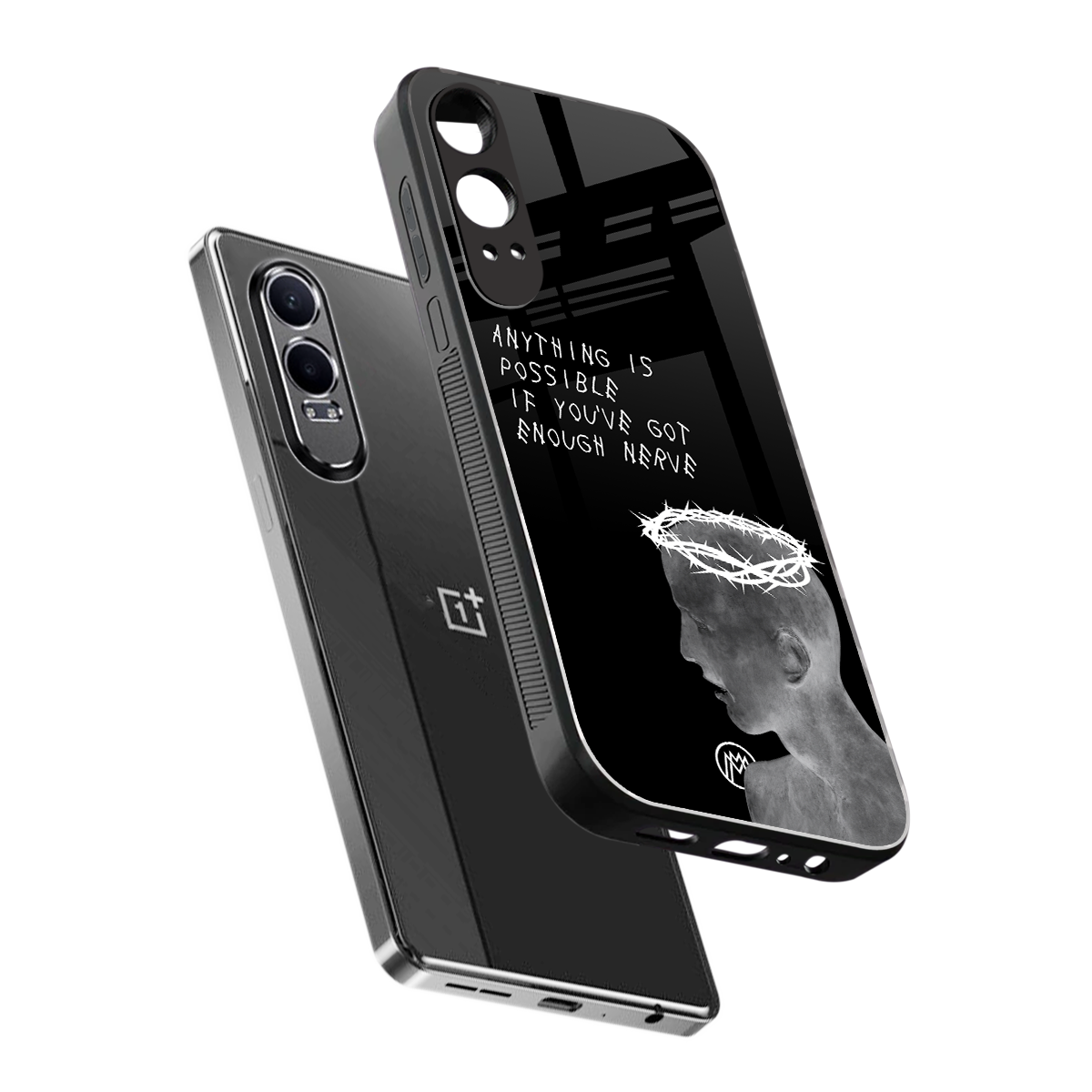 nerve back phone cover | glass case for oneplus nord ce 4 lite