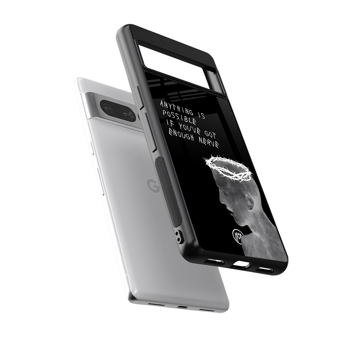 nerve back phone cover | glass case for google pixel 7 pro