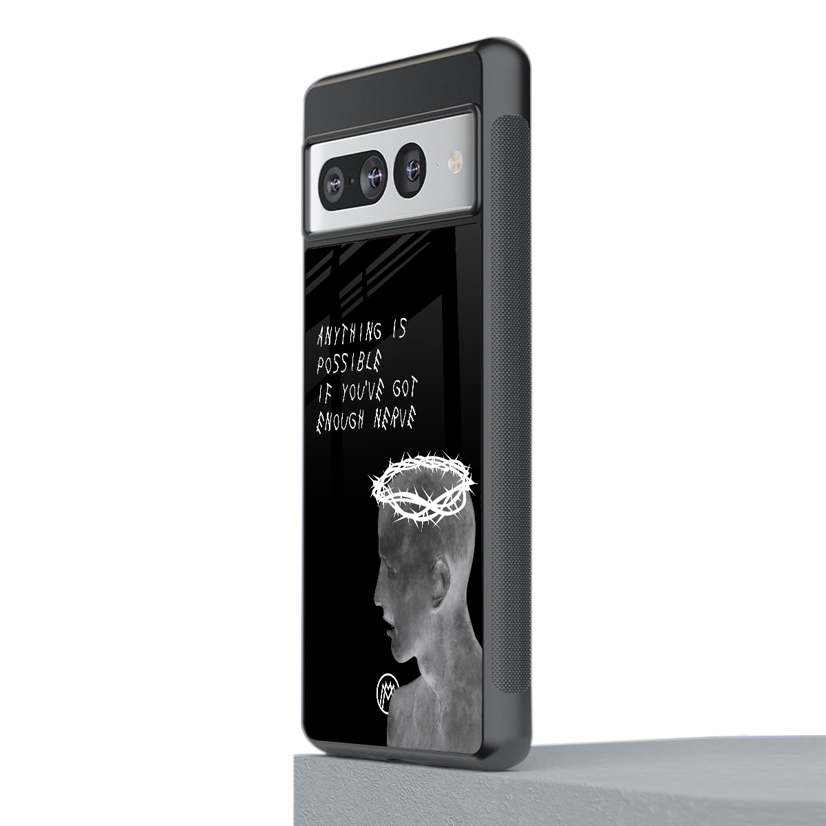 nerve back phone cover | glass case for google pixel 7 pro