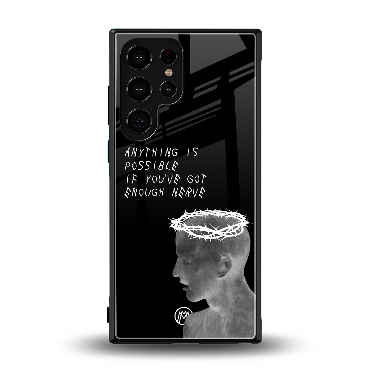 nerve back phone cover | glass case for samsung galaxy s24 ultra