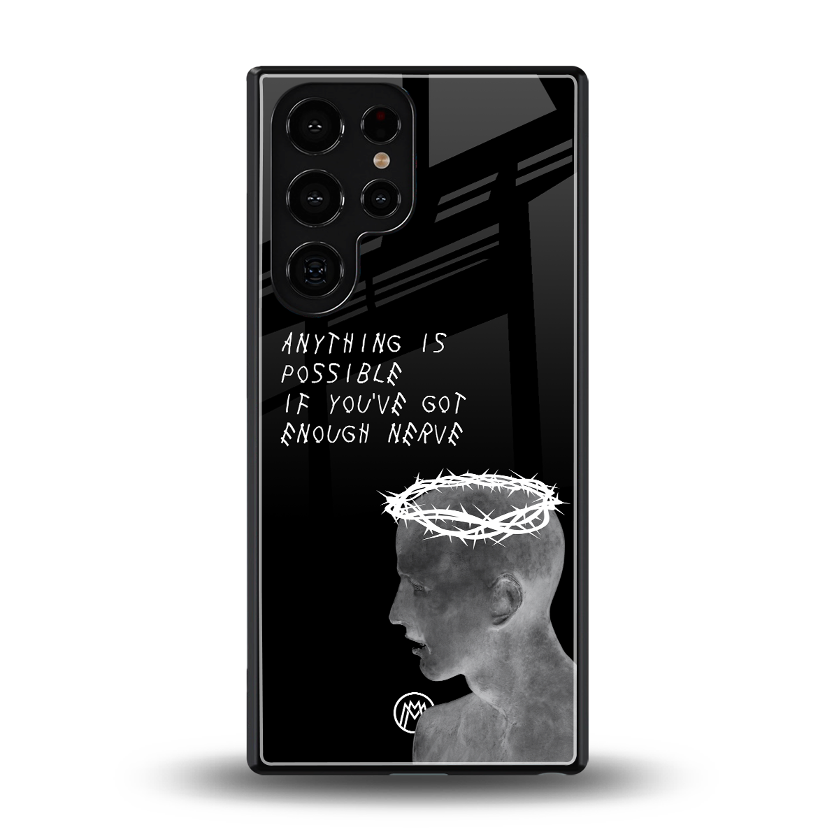 nerve back phone cover | glass case for samsung galaxy s25 ultra
