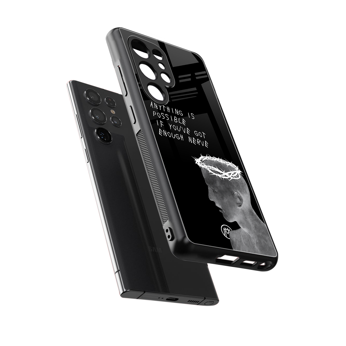 nerve back phone cover | glass case for samsung galaxy s25 ultra