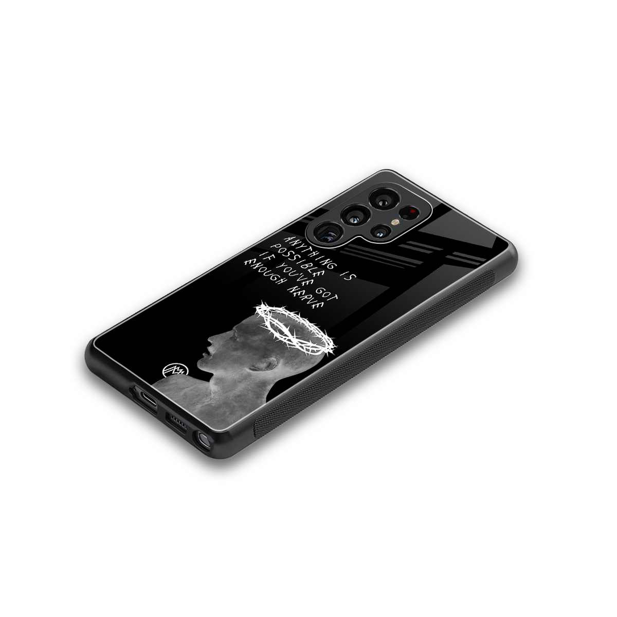 nerve back phone cover | glass case for samsung galaxy s25 ultra