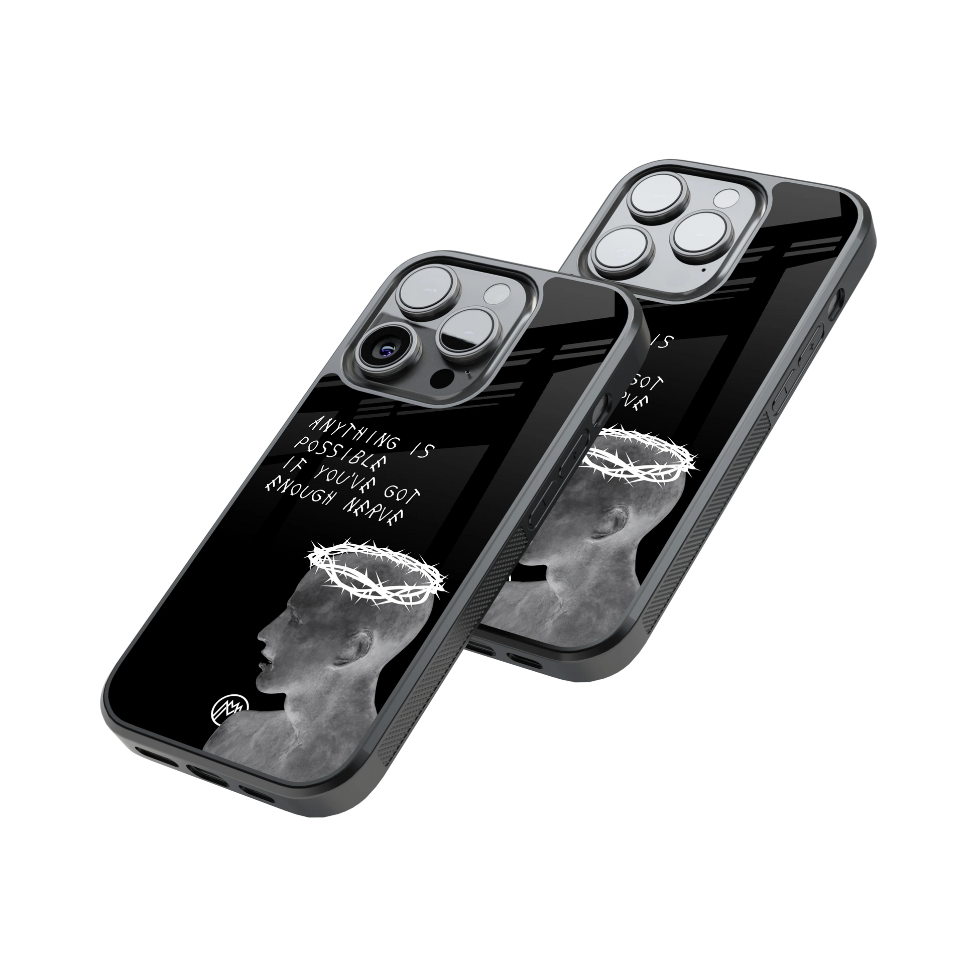 Protective Glass Back Phone Case Compatible with iPhone, Samsung, OnePlus, Pixel & More